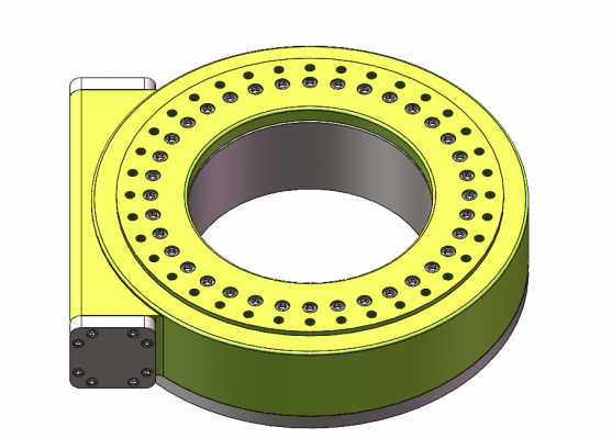 双排交叉滚子回转驱动