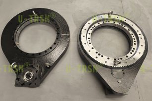 拓展中心距且兼顾精度的两级传动回转驱动